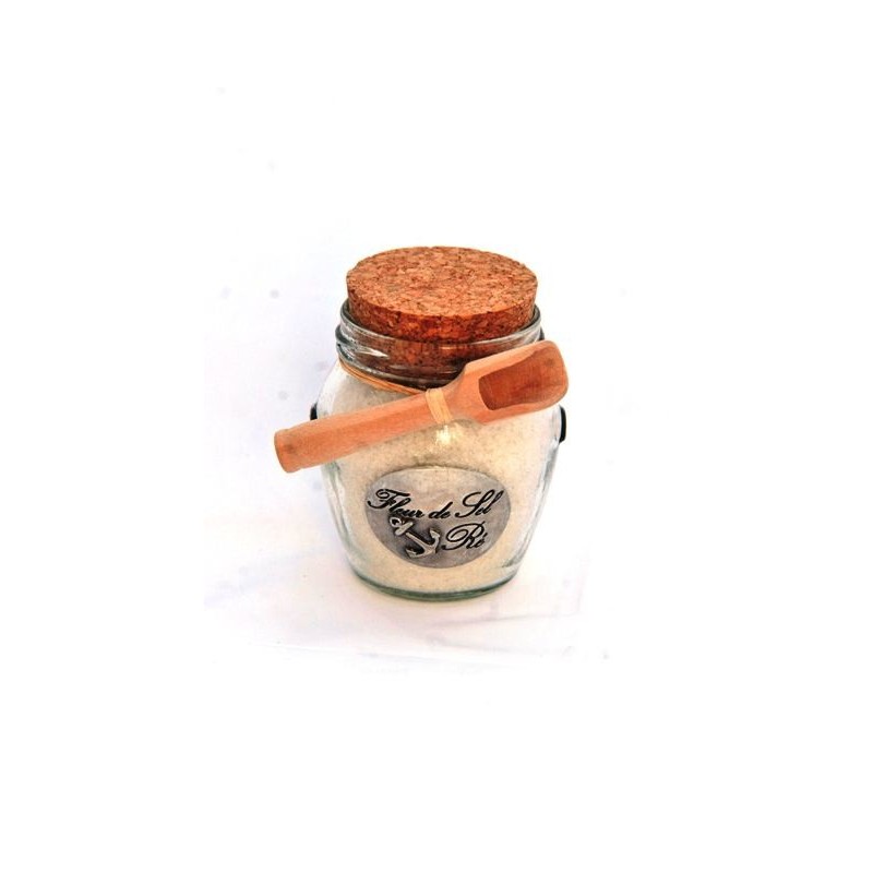 Pot de fleur de sel avec cuilliere