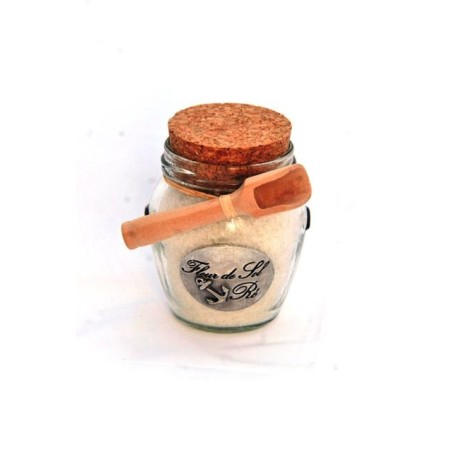 Pot de fleur de sel avec cuilliere